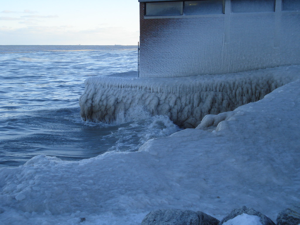 Lake Michigan at Granville beach 7 minute walk from my con… Flickr