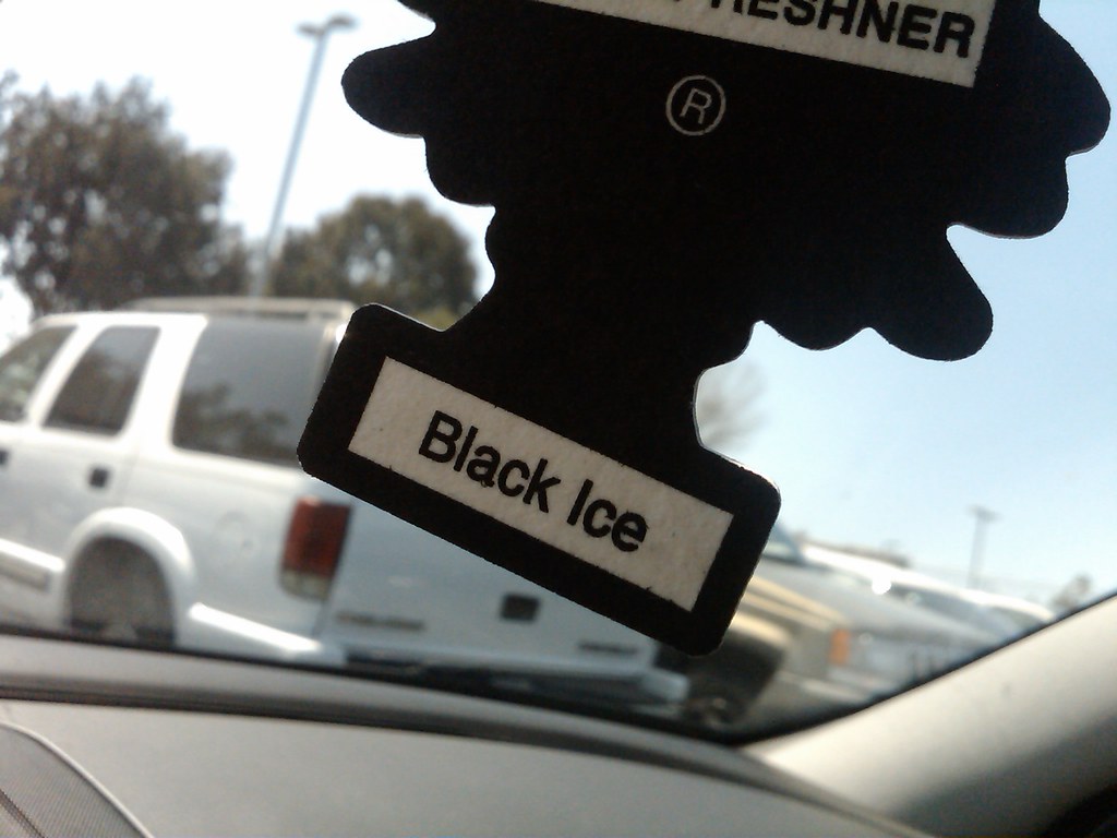 Black Ice I got a new car freshener. Johnathan Lobel Flickr