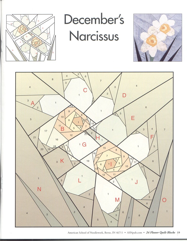 24 flower quilt blocks 19 Edyleide Ramirez Flickr