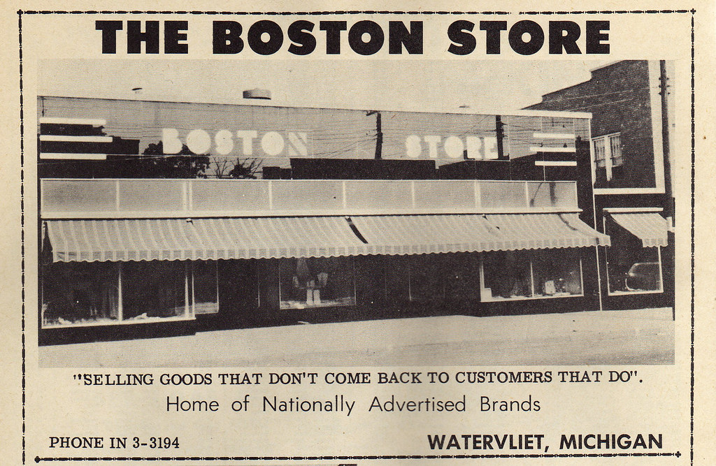 Boston Store Old ad (1956?) for The Boston Store, Watervli… Flickr