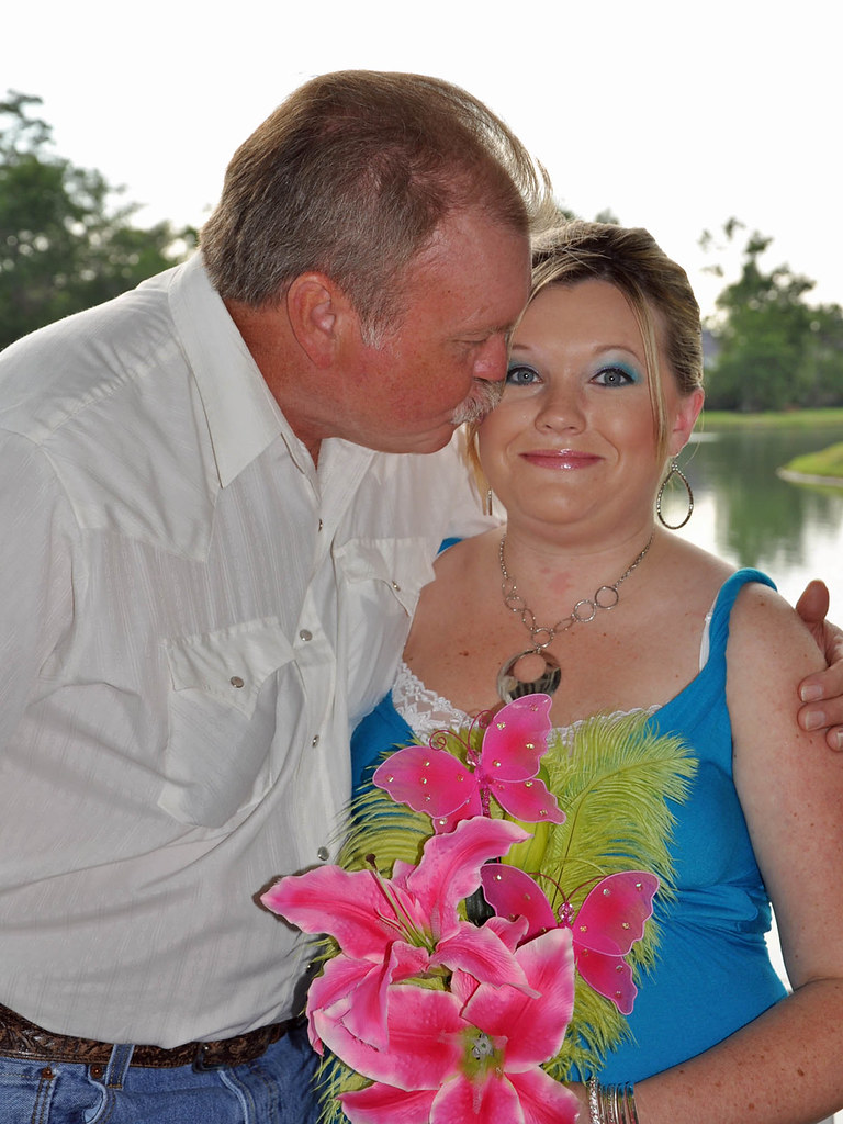 awkward family photo 2 kiss from dad threw me off guard! Flickr