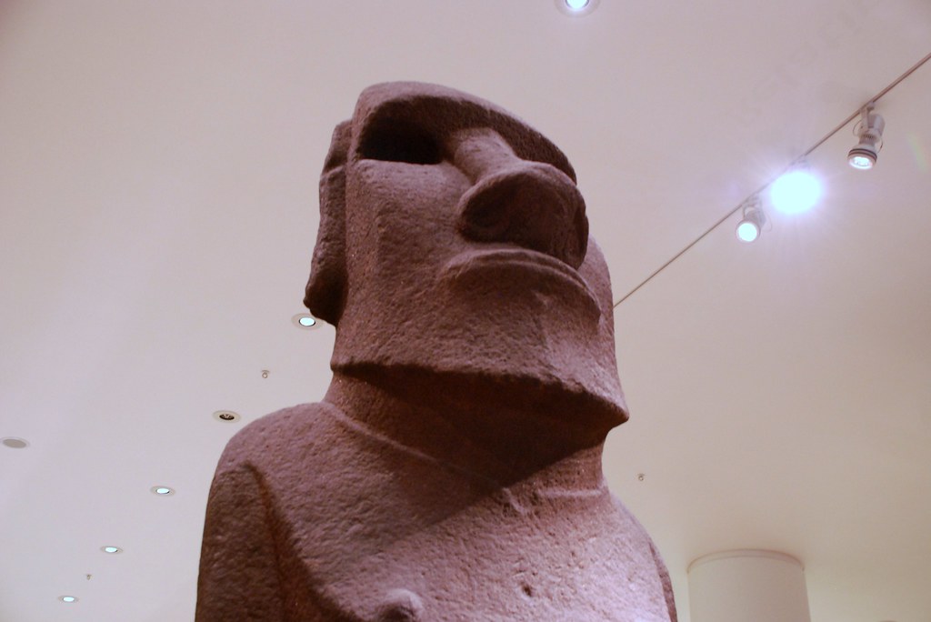 Big Easter Island head At the British Museum Flickr