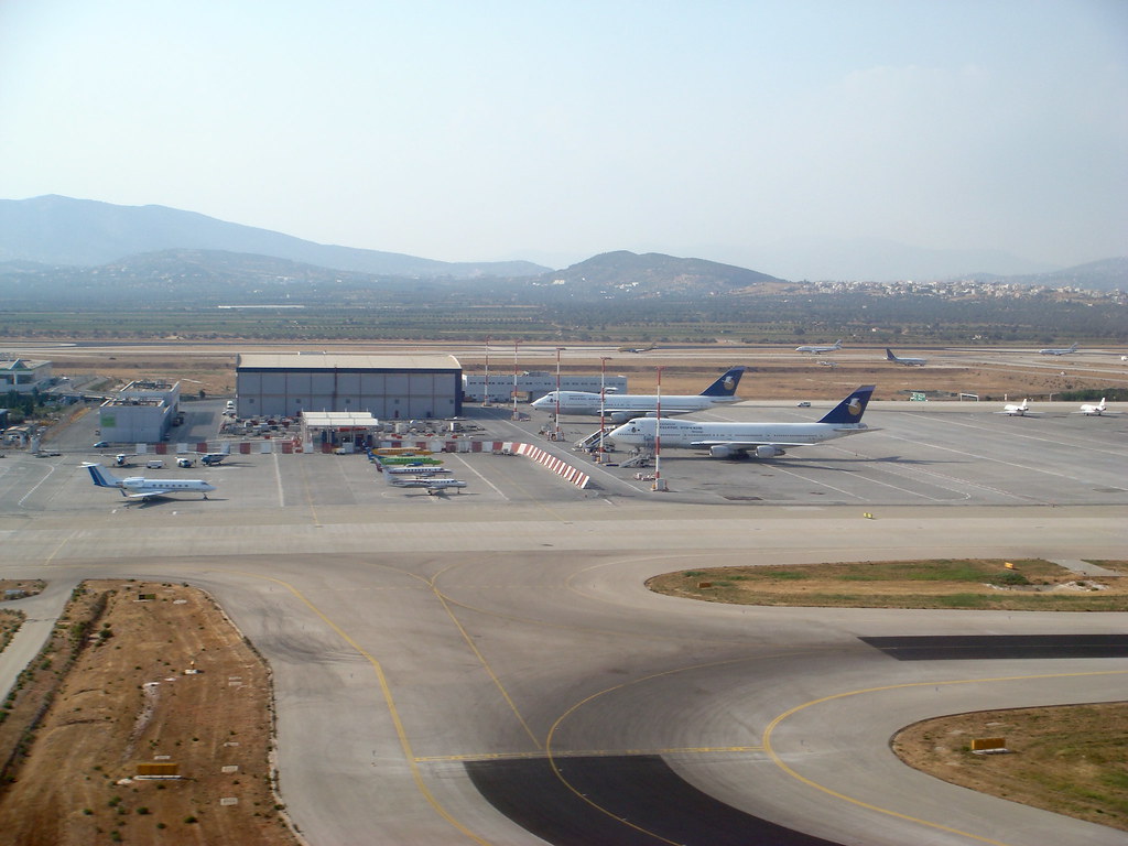 Athens, Greece Approaching Athens Airport Joe Nazarian Flickr