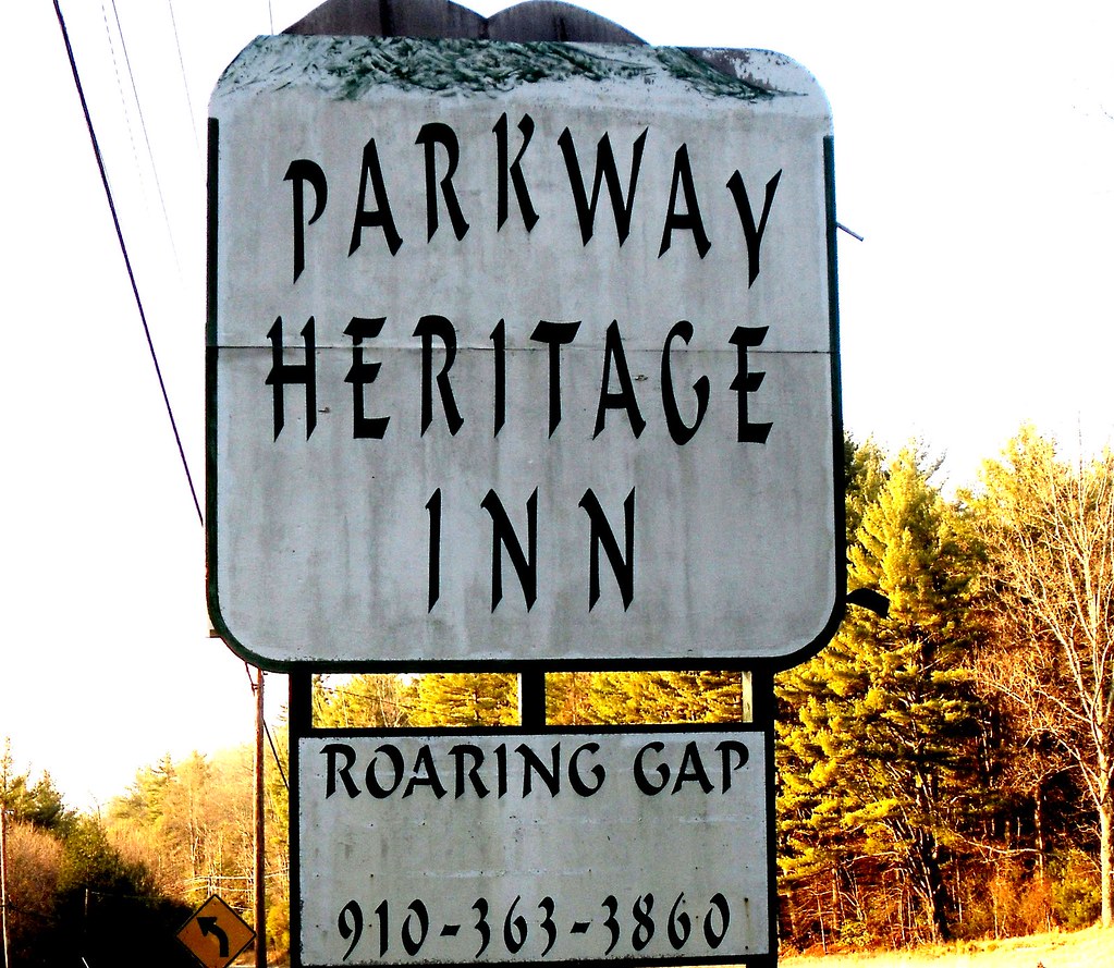 Parkway Heritage Inn Roaring Gap NC This is a sign for an … Flickr