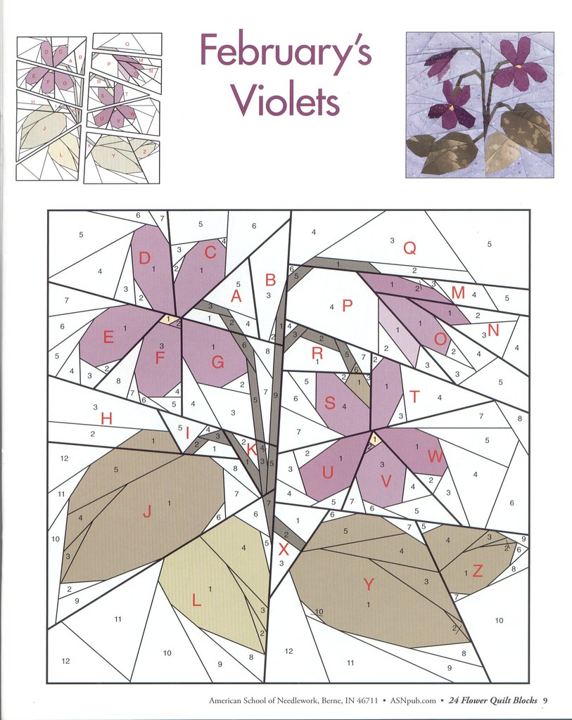 24 flower quilt blocks 09 Edyleide Ramirez Flickr