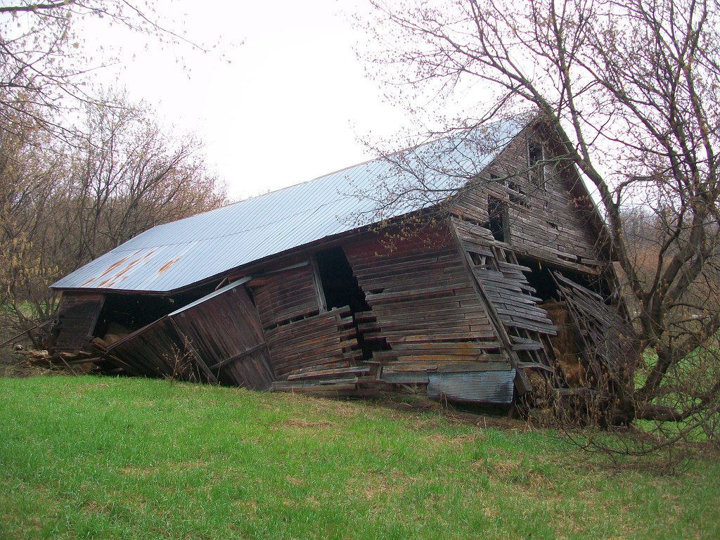 abandoned farm O YA the collapsed barn!! Ruin Raider Flickr