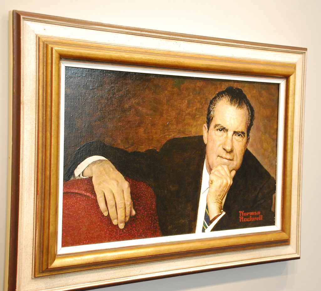 Nixon Portrait of President Richard M. Nixon (19131994) N… Flickr