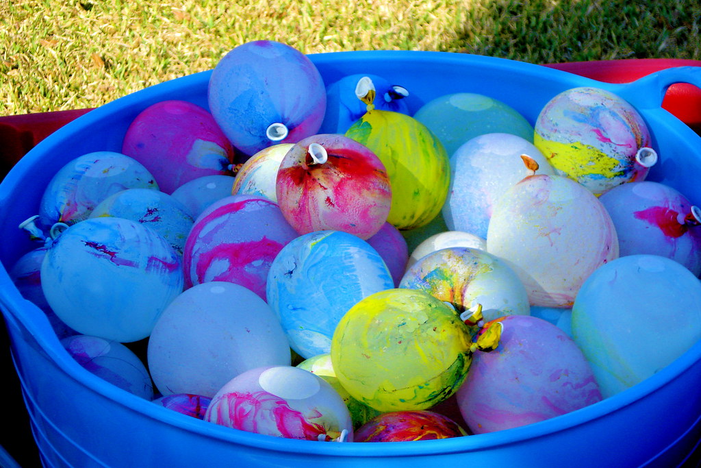 Tie dye water balloons dmx20203 Flickr