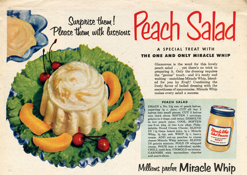 Miracle Whip Salad Dressing Miracle Whip Peach Salad Sur… Flickr