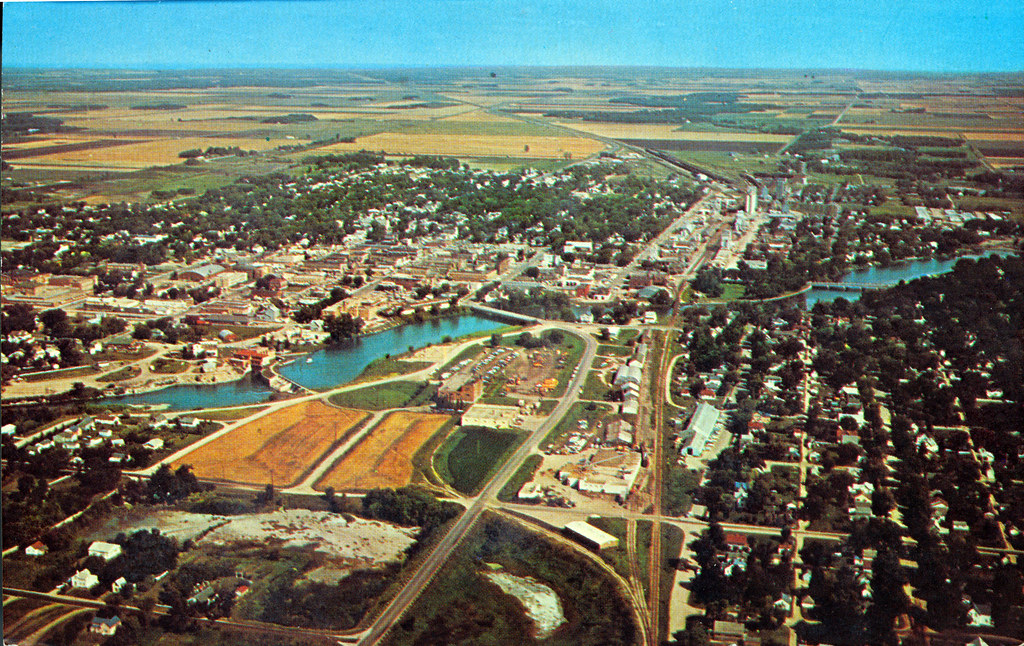 Postcard Thief River Falls Aerial View Looking NW Flickr