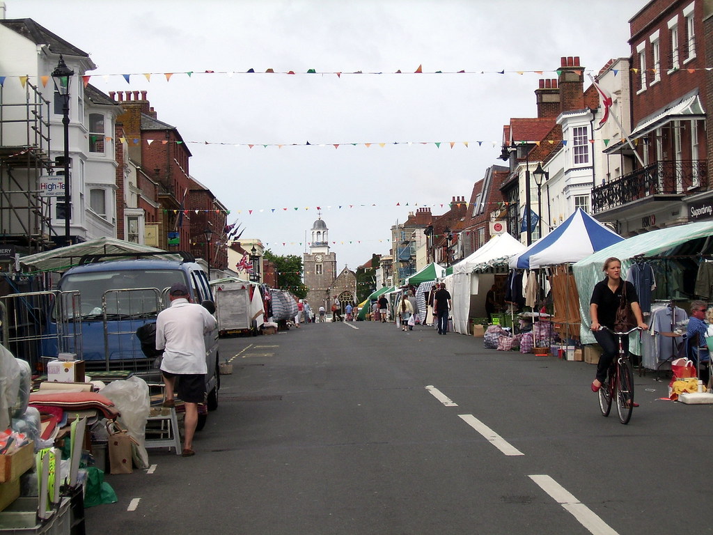 Lymington Market, Lymington High Street Reading Tom Flickr