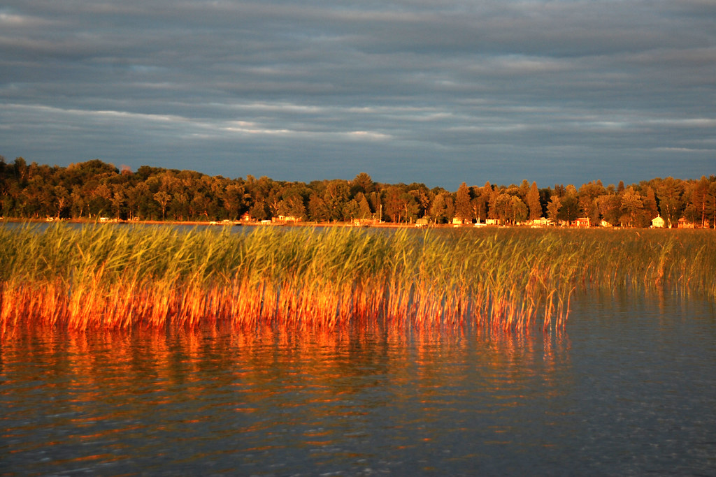 Lake Waukenabo sunset Betty Brockelman Eich Flickr