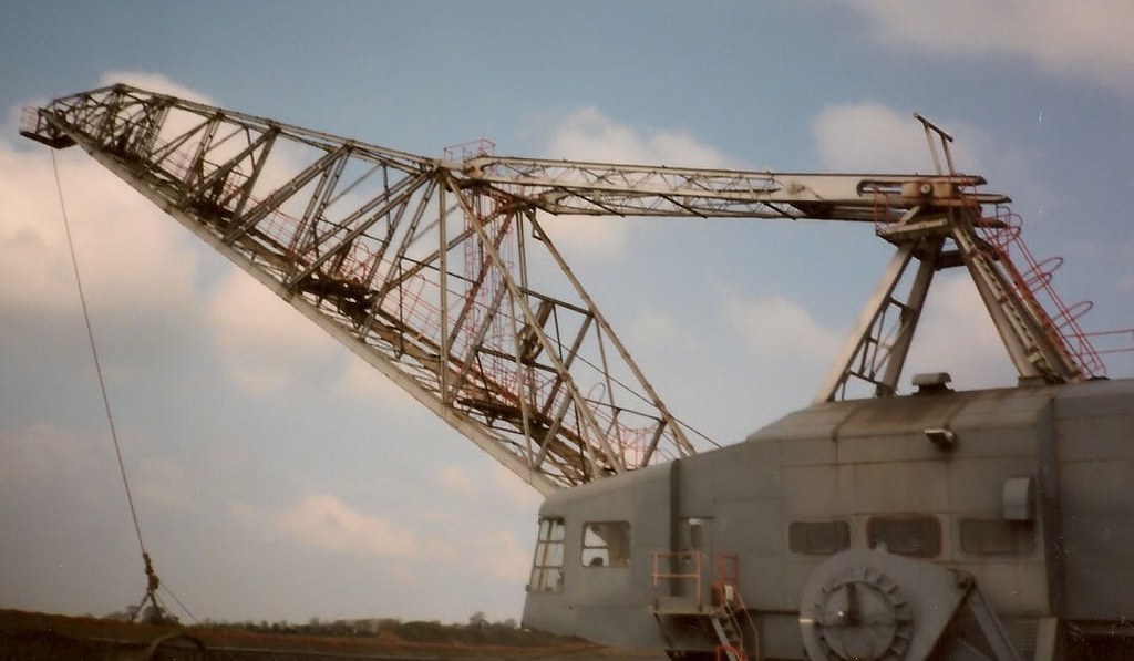 Calvert quarry. April 1991. This jib on it's own weighed 9… Flickr