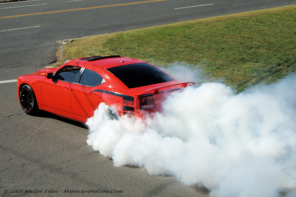 2007 Dodge Charger SRT8 Burning up the Pavement Walter Felix Flickr