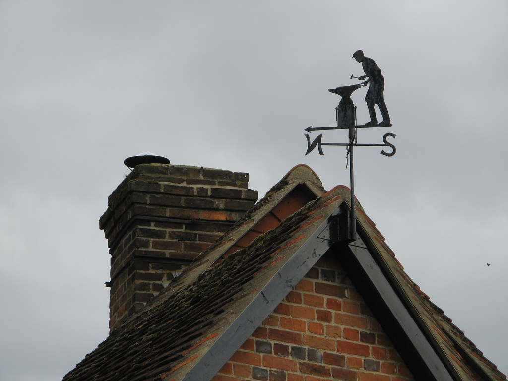 Weathervane on house in Hungerford IMG_10265 Normann Flickr