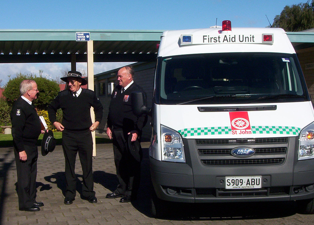 St Johns Members and First Aid vehicle Victor Harbor St Jo… Flickr