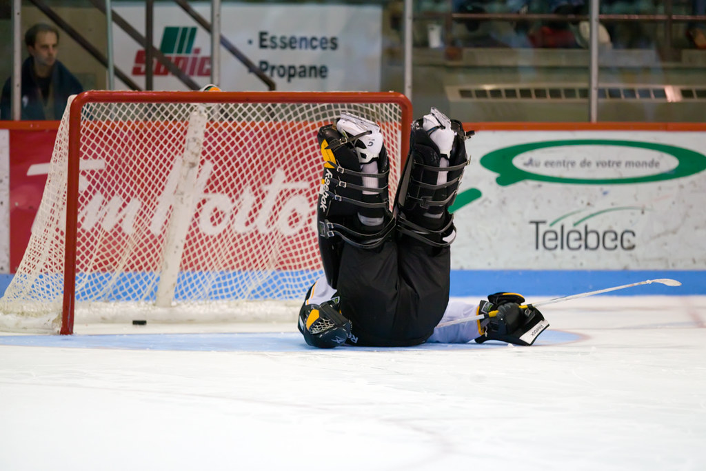 Funny Goalie Victoriaville Tigres Quebec Major Junior Hock… Flickr