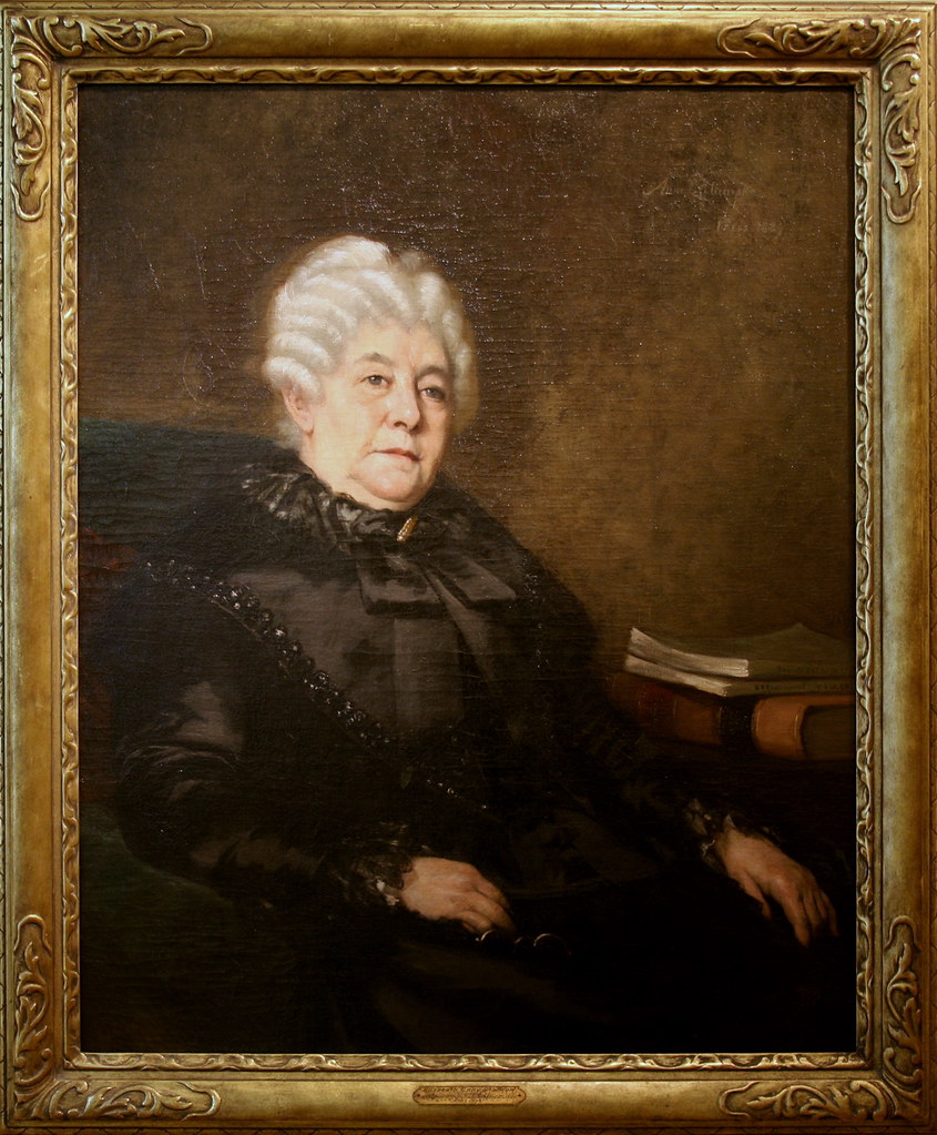 Elizabeth Cady Stanton Elizabeth Cady Stanton, 1889, Oil o… Flickr