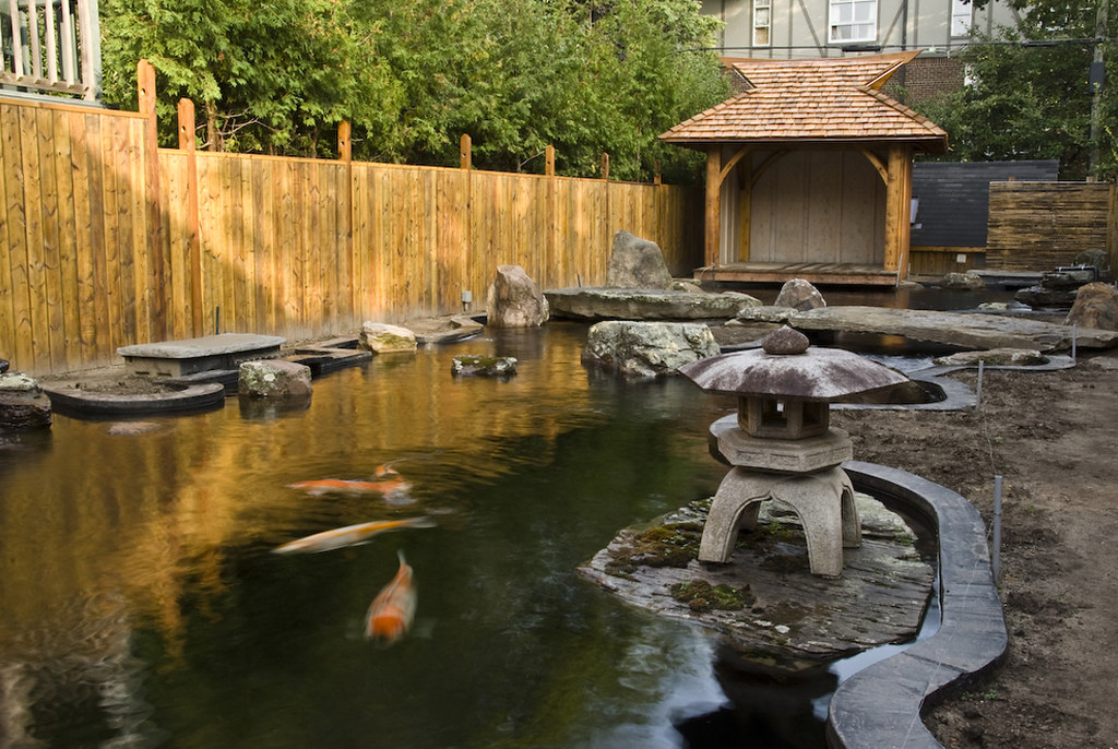 Jagged Moss Koi Pond 2 The pond is equipped with five bott… Flickr