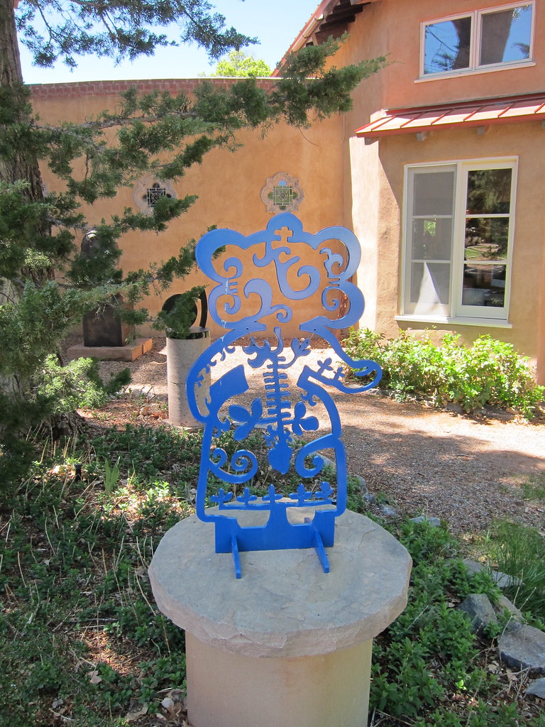 Sculpture At the Glenn Green Sculpture Garden in Tesuque. Eugene