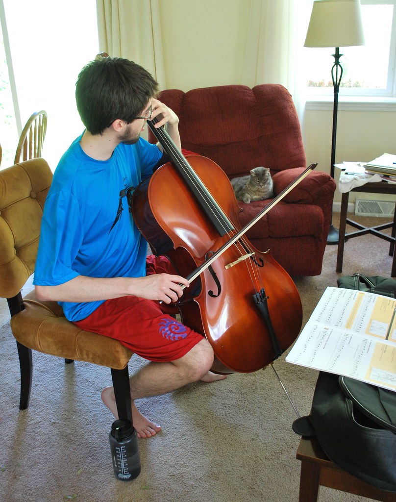 Learning the cello jo(e) Flickr
