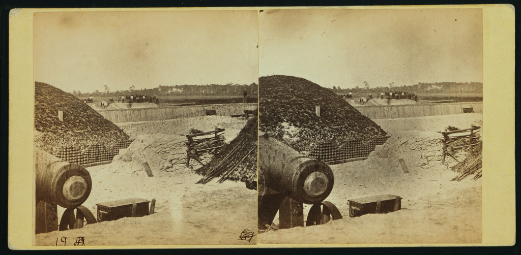 [Fort Wagner, Folly Island, South Carolina.] Stereograph … Flickr