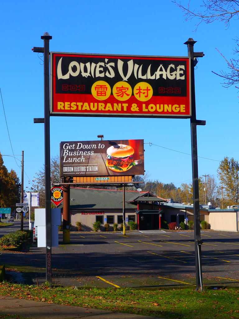 Louie's Village Restaurant in Eugene, Oregon Rick Obst Flickr