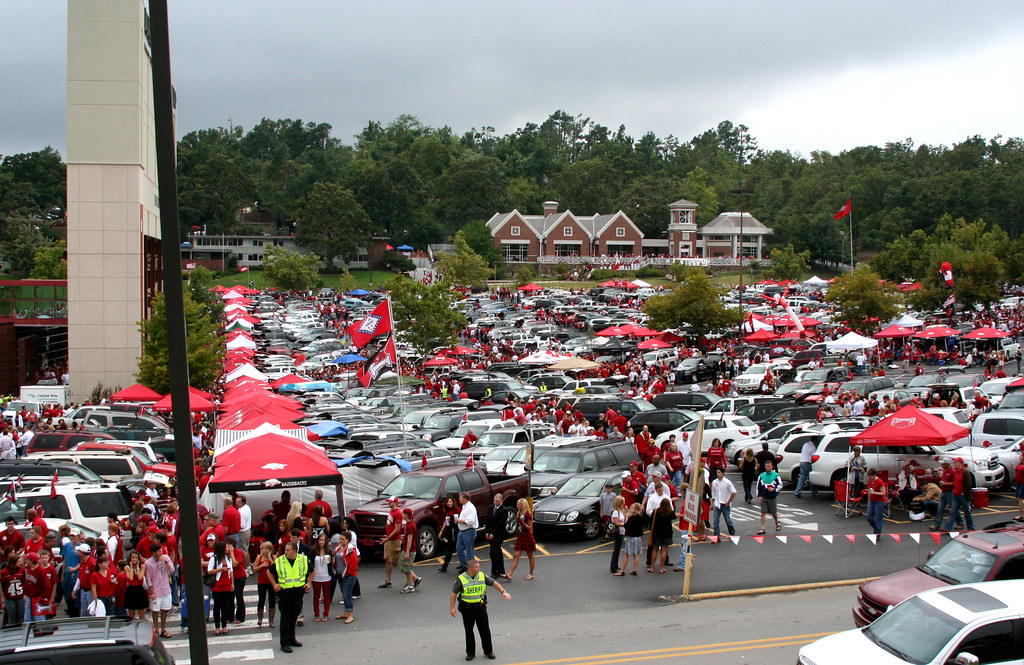 Tailgating Arkansas Razorbacks at Laura Bowie blog