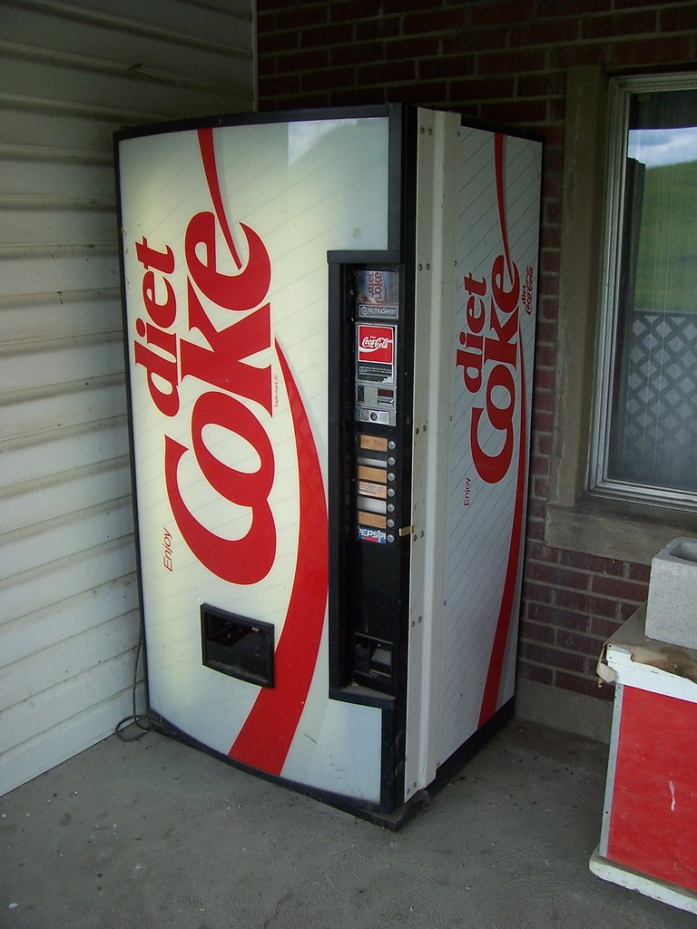 Old Diet Coke Vending Machine I was quite excited to find … Flickr