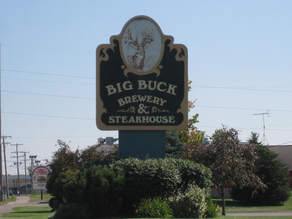 Sign for the Big Buck Brewery, Gaylord, Michigan Dan Perry Flickr