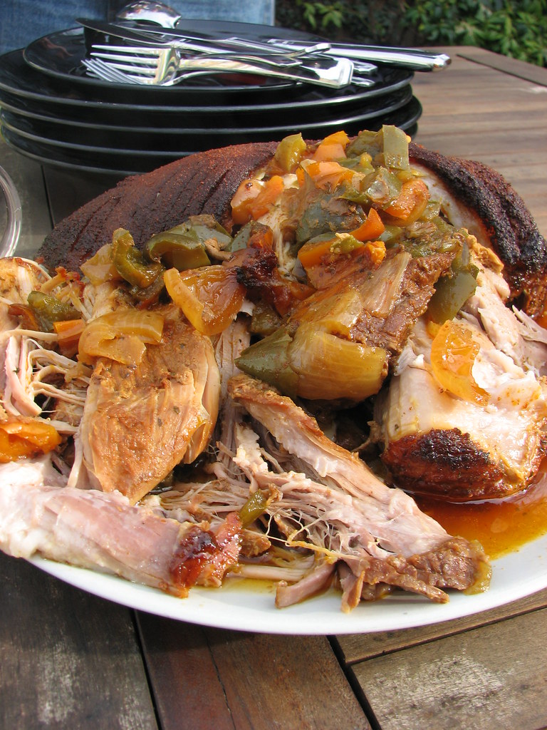 Pork shoulder roast It was delicious London looks Flickr