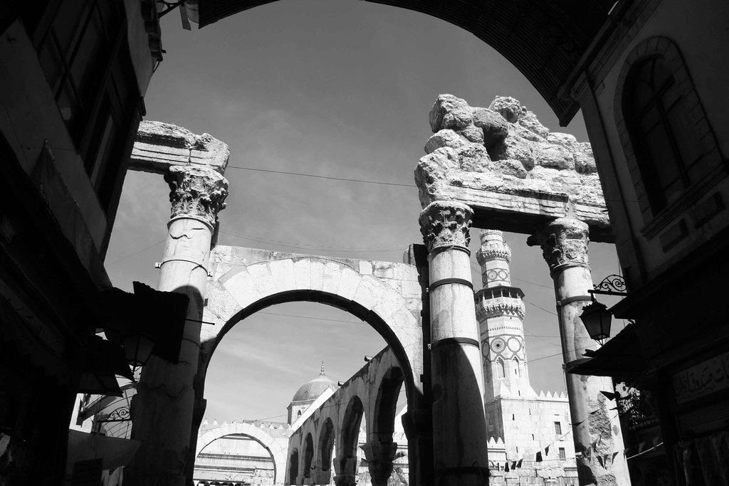 Damascus, Temple of Jupiter Gunter Hartnagel Flickr