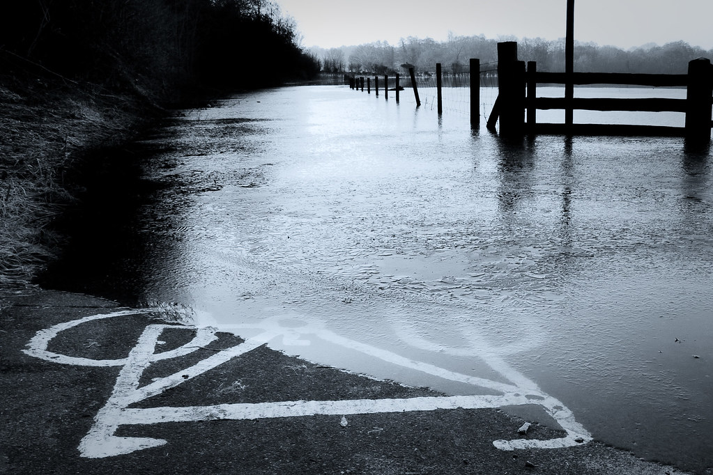 No Cycling Most of the Shalford Park area of Guildford was… Flickr