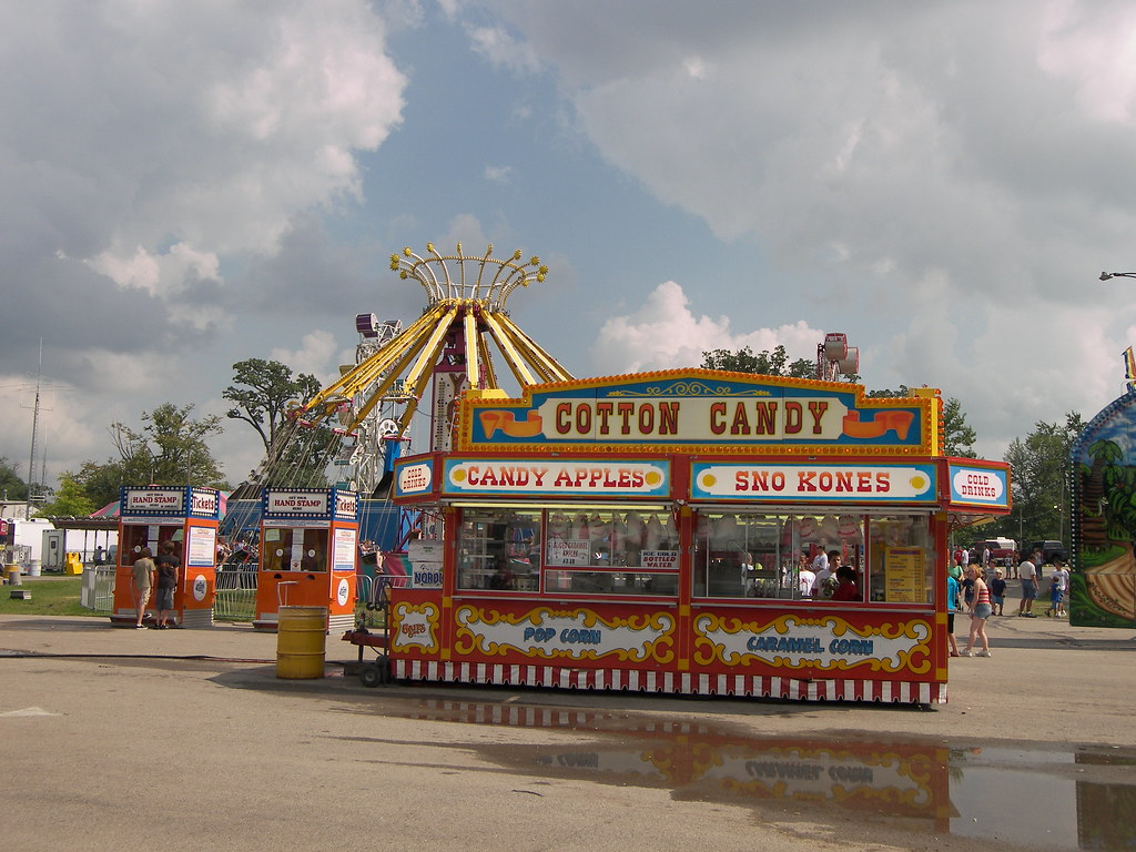 Shelby County Fair Midway Bates Bros. Amusement Co. midway… Flickr