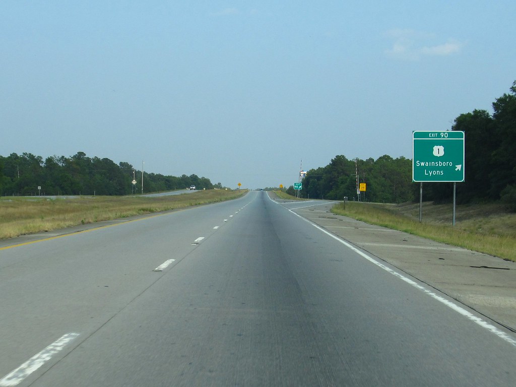 Interstate 16 Eastbound, Exit 90 to Swainsboro, Flickr