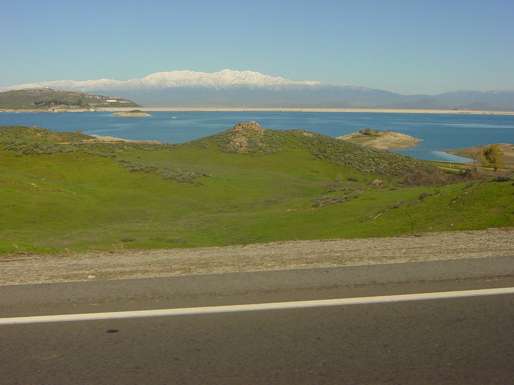Lake Mathews and Mountains a photo on Flickriver