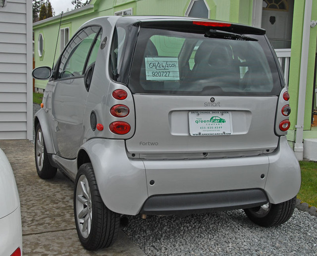 My Smart Car 03 A three quarter rear view. The glass part … Flickr
