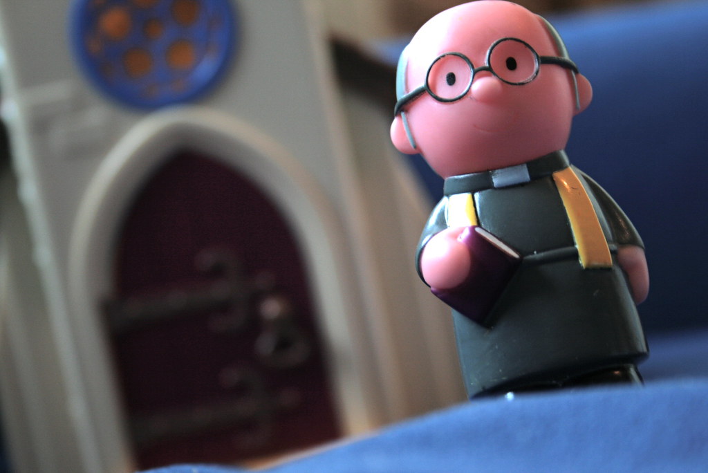 Toy vicar toy church KOREphotos Flickr