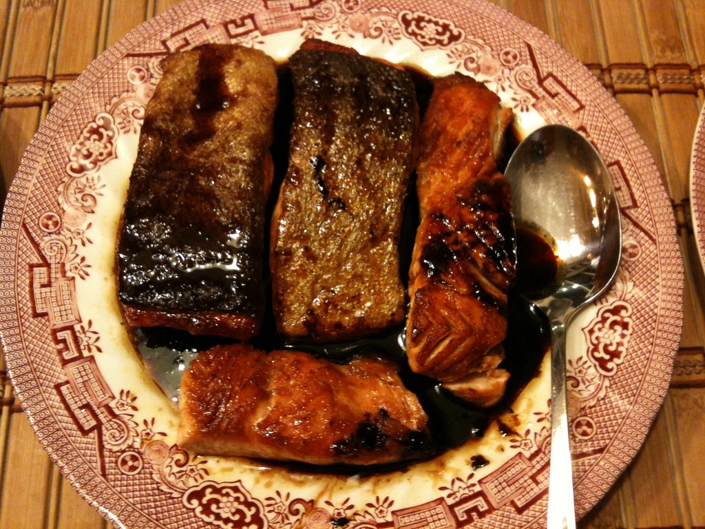 Pan Fried Salmon in Yoshida Sauce The kid's favorite dish.… Flickr