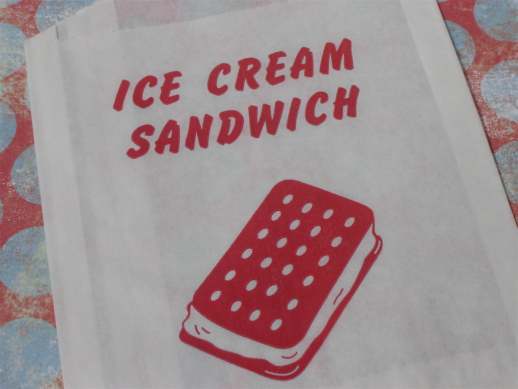 ice cream sandwich treat bags fort and field Flickr