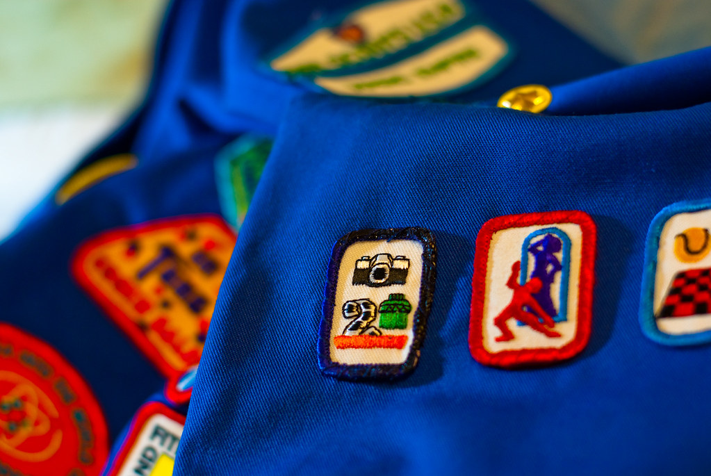 I was a Girl Scout. Girl Scout vest from my Cadette/Senior… Flickr