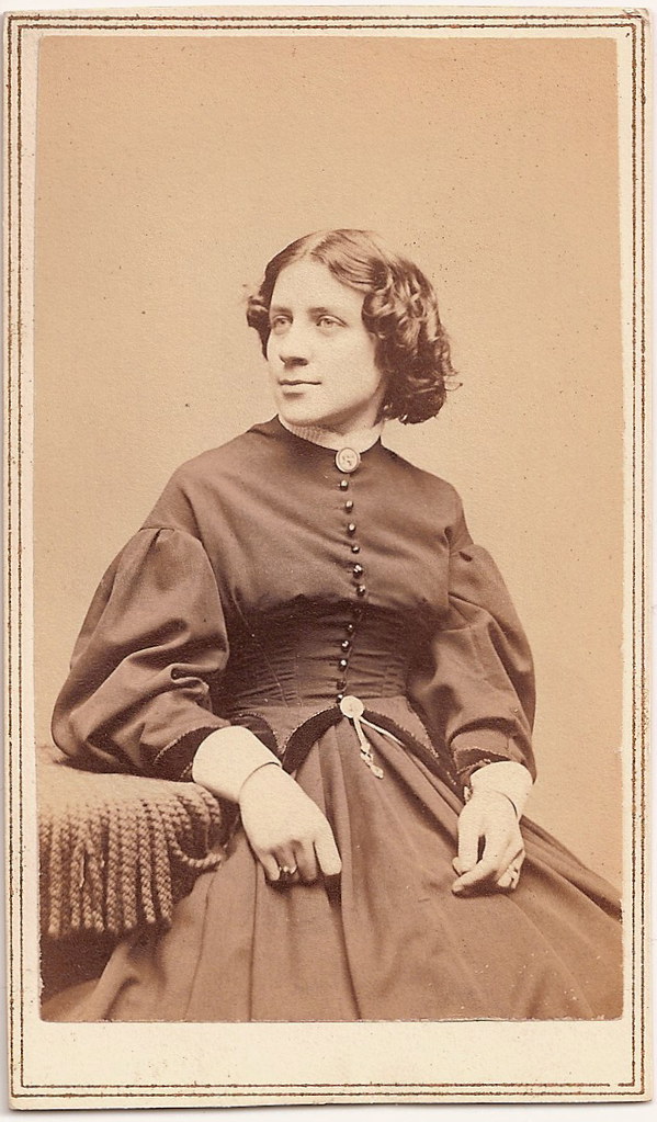 Quaker Abolitionist and War Hawk Anna E. Dickinson (Octobe… Flickr
