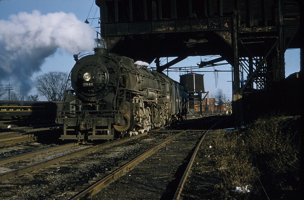 New York Central steam engine 2849 at a coal tower Flickr