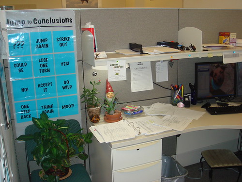 My deluxe, luxurious cubicle at work Office Space "Jump To… Flickr