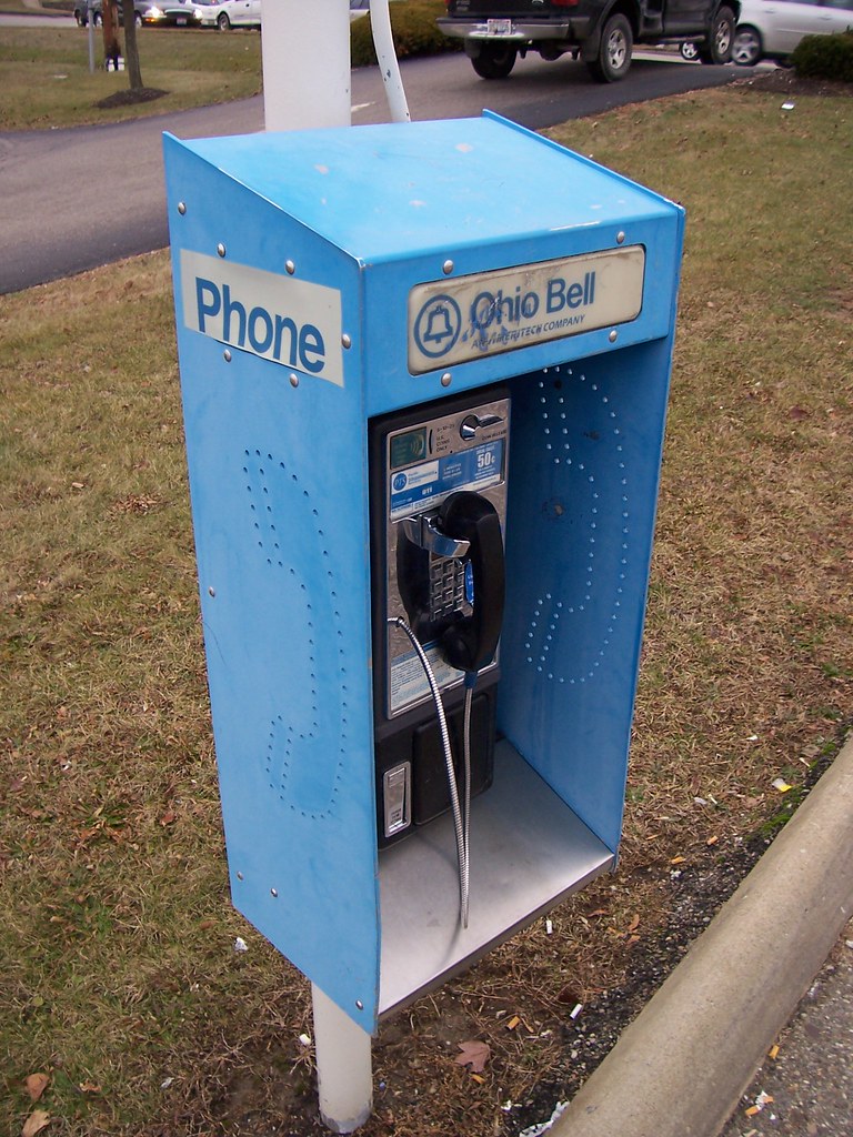 Blue Ohio Bell Pay Phone A blue Ohio Bell pay phone in Zan… Flickr