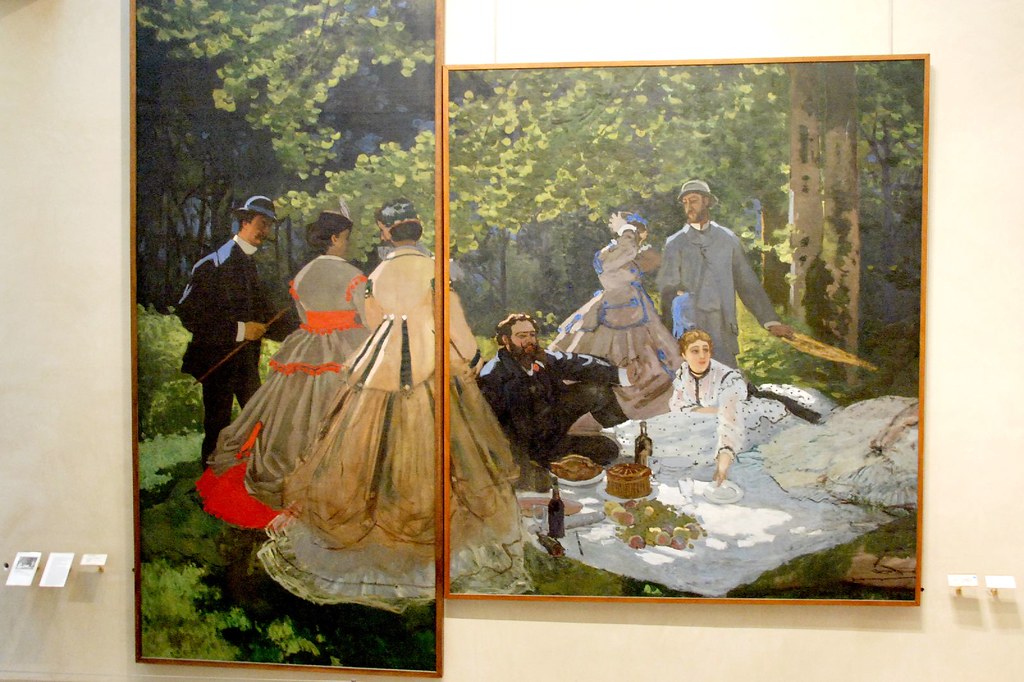 Musee d'Orsay Le Dejeuner sur l'Herbe Claude Flickr
