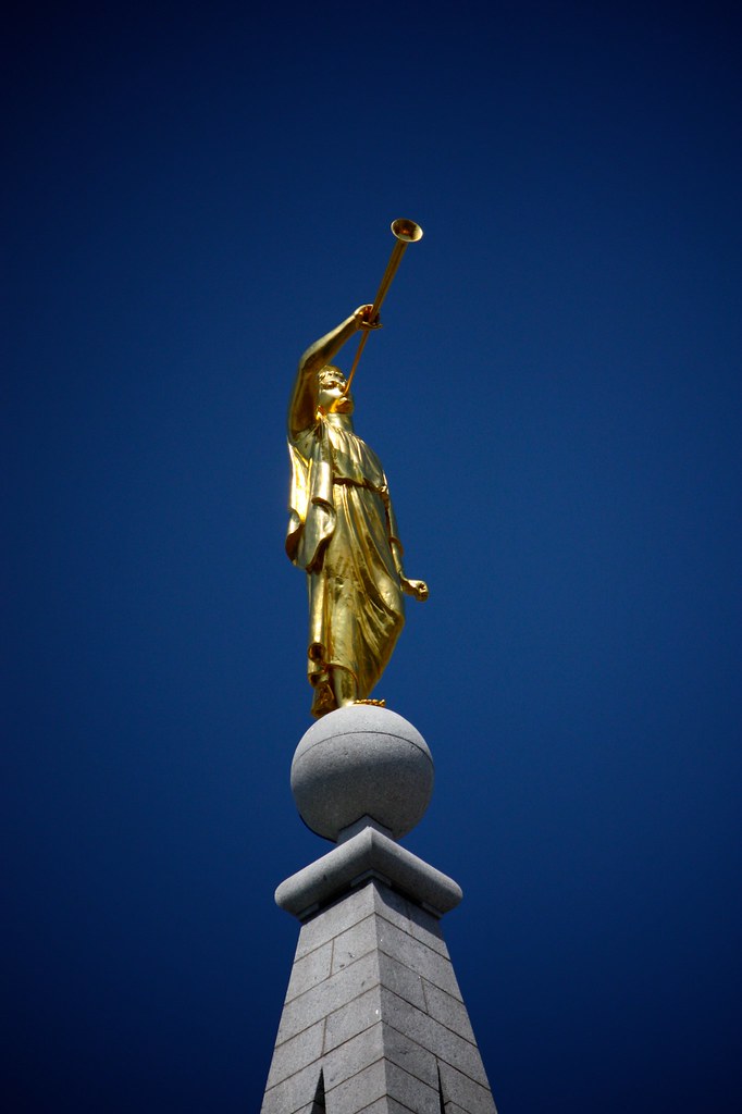The Angel Moroni The angel Moroni sits atop the Salt Lake … Flickr