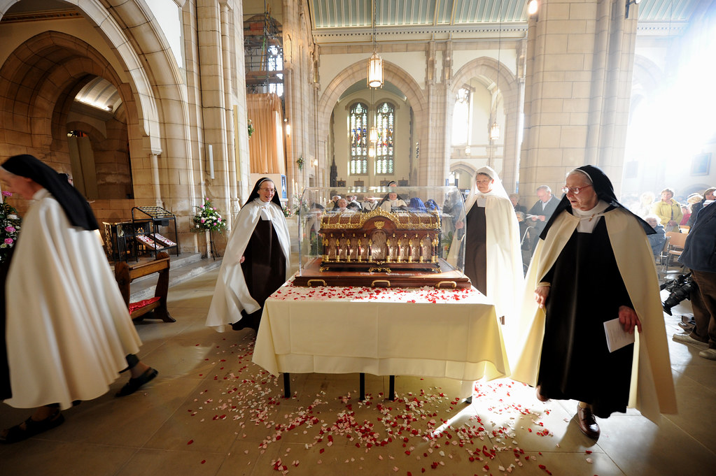 St. Therese arrives in Leeds, Liturgy Please credi… Flickr