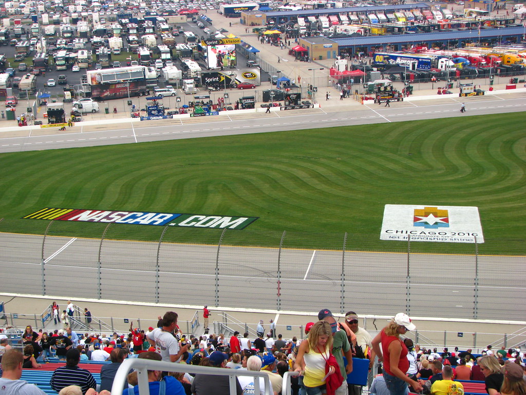 Chicagoland Speedway infield Promoting Chicago's bid for t… Flickr