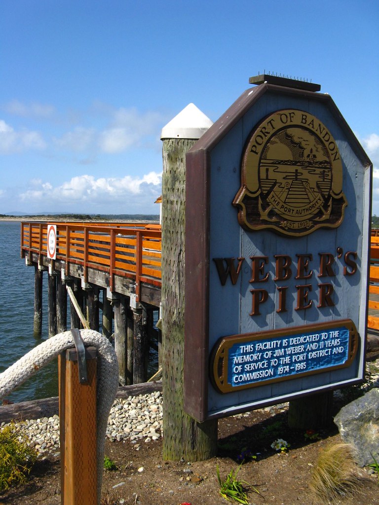 Old Town Bandon Bandon, Oregon has a very picturesque down… Flickr